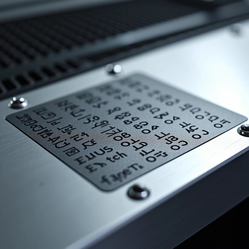 Placa Industrial de Trazabilidad — SoleraLaser